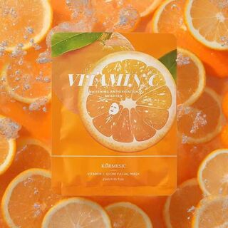 Vitamin C Glow Facial Mask - Brightening & Energizing
