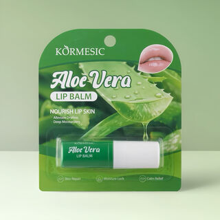 Aloe Vera Lip Balm Nourish Lip Skin - Alleviate Dryness & Deep Moisturizing