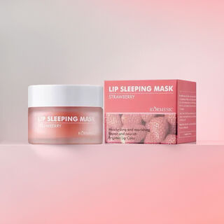 Strawberry Lip Sleeping Mask — Overnight Brightening & Plumping Treatment