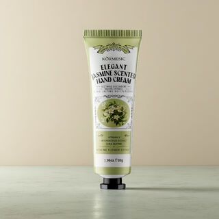 Elegant Jasmine Scented Hand Cream - Long-Lasting Moisturizing